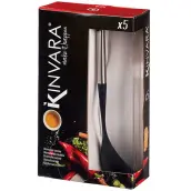 JUEGO 5 UTILES COCINA NYLON MANGO ACERO 55453 KINVARA