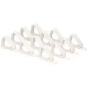 BLISTER 12 SUJETAMANTELES PLASTICO BLANCO 401045008 GSC