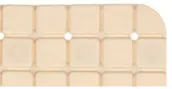ALFOMBRA BAÑO ANTIDESLIZANTE BEIGE 68x38cm 90984 BERILO