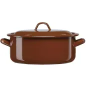 CACEROLA PORCELANA TRADICION TEJA 14cm 1lt