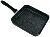 ASADORA ONDULADA ALUM. FORJADO PIEDRA 27x27 3607 LIFESTYLE