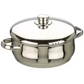 CACEROLA INOXIDABLE CON TAPA 18cm OSLO 662018 IBILI