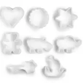 PACK 8 MOLDES CORTAPASTAS PLASTICO 701500 IBILI