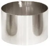 MOLDE EMPLATAR INOX REDONDO 8x4cm 3692 LIFESYLE