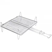 PARRILLA DOBLE PESCADO 20x25cm ZINCADA 2588 SAUVIC