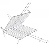 PARRILLA DOBLE PESCADO 20x25cm ZINCADA 2588 SAUVIC