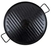 PLANCHA ASAR GRILL ESMALTADA 36cm IDEAL