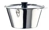 FLANERO CON TAPA INOX 14cm 1014 ILSA