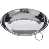 PLATO CAMPING INOX CON ANILLA 22cm 714522 IBILI