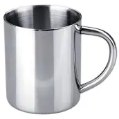 VASO TAZA CAMPING INOX CON ASA 700308 IBILI