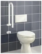 BARRA SOPORTE PLEGABLE BLANCO SECURA PARA WC 17969 WENKO