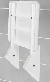 ASIENTO PLEGABLE DE DUCHA BLANCO SECURA 179371 WENKO