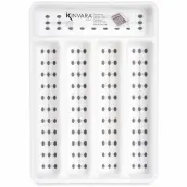 CUBERTERO PLASTICO 5 HUECOS GOMA 32x22,5x4,5cm 30825 KINVARA