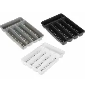 CUBERTERO PLASTICO 5 HUECOS GOMA 32x22,5x4,5cm 30825 KINVARA