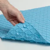 ALFOMBRA DUCHA 54x54cm AZUL 5513200 SBS TATAY