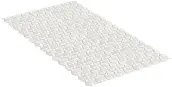 ALFOMBRA BAÑO 72x36cm BLANCA 5513101 TATAY