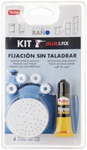 KIT ADHESIVO PARA ESTANTES Y RINCONERAS 4489901 TATAY
