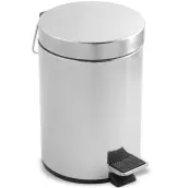 CUBO BASURA PEDAL INOXIDABLE 12lt 298322000 METALTEX