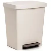 CUBO BASURA PEDAL PLASTICO 23lt CUBIK ECOHOME 1104406 TATAY