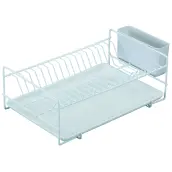 ESCURREPLATOS 440 PLASTIF. BLANCO 1 PISO C/BAND PLANO 89005
