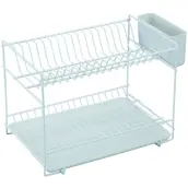 ESCURREPLATOS 519 PLASTIF. BLANCO C/BANDEJA PEQUEÑO 89000