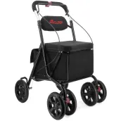 CARRO COMPRA PLEGABLE CON ASIENTO KADIRA KDI001 ROLSER