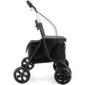 CARRO COMPRA PLEGABLE CON ASIENTO KADIRA KDI001 ROLSER