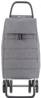 CARRO COMPRA 4R JOLIE TWEED GRIS JOL002 ROLSER