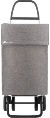 CARRO COMPRA 2+2 4R JEAN TWEED GRIS JEA034 ROLSER