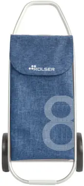 CARRO COMPRA 2R COM TWEED 8 AZUL COH013/006 ROLSER