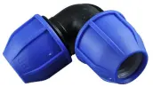 CONECTOR COMPRESION CODO 90 BOCAS IGUALES 20