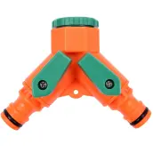 ADAPTADOR GRIFO C/LLAVE 2 SALIDAS PLASTICO 89022 FLO
