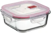 TAPER HERMETICO BOROSILICATO CUADRADO 800ml 1161409 TATAY