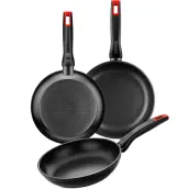 LOTE 3 SARTENES ALUMINIO 18-22-26cm HERMANOS TORRES CHERRY M240000 MONIX
