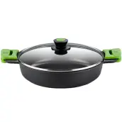 CACEROLA BAJA ALUMINIO FUNDIDO 24cm PRIOR A400524 BRA