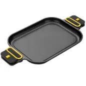 PLANCHA ASAR LISA ALUMINIO FUNDIDO 32x24cm DAILY A511740 BRA
