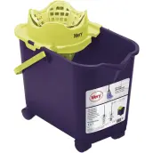 CUBO FREGONA ESCURRIDOR AUTOMATICO 14Lt CON RUEDAS 0336 MERY