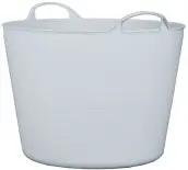 CAPAZO PLASTICO VENDIMIA BLANCO 42lt CAP42BL PLASVIDAVI
