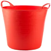 CAPAZO PLASTICO ROJO 26lt CAP26R PLASVIDAVI