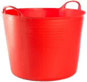 CAPAZO PLASTICO ROJO 42lt CAP42R PLASVIDAVI