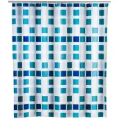 CORTINA BAÑO PVC MOSAIK 180x200cm 19140100 WENKO