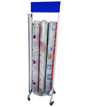 EXPOSITOR VERTICAL 9 ROLLOS MANTEL HULE VACIO