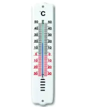 TERMOMETRO INT./EXT. PLASTICO BLANCO 200mm