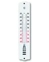 TERMOMETRO INT./EXT. METAL BLANCO 220mm