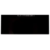 CRISTAL SOLDAR INACTINICO NEGRO TONO 11 108x51mm