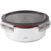 RECIPIENTE TAPER REDONDO 700ml 16x6,5cm ECOINOX 64615 LACOR