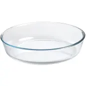 FUENTE REDONDA CRISTAL BOROSILICATO 25x5,5cm 480226 IBILI