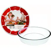 FUENTE REDONDA CRISTAL BOROSILICATO 25x5,5cm 480226 IBILI
