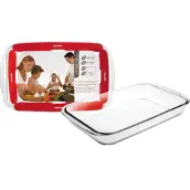 FUENTE RECTANGULAR BOROSILICATO 30x18cm 1,6lt 480730 IBILI