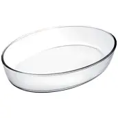 FUENTE OVAL BOROSILICATO 30x21cm 2,2lt 480130 IBILI